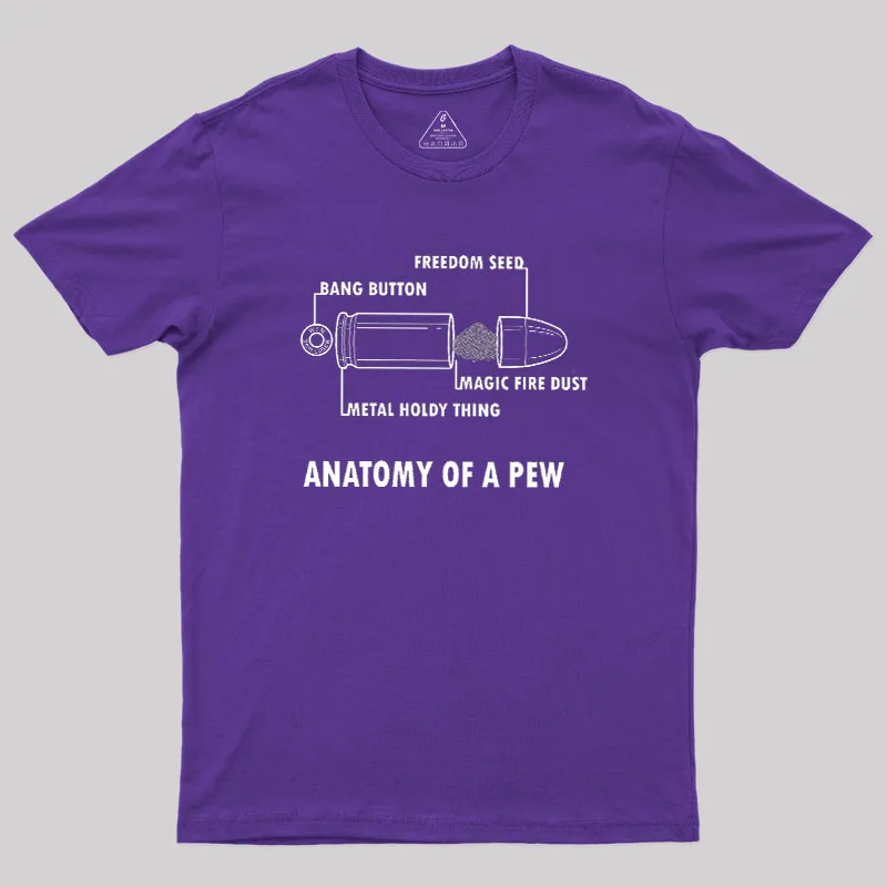 ANATOMY OF A PEW Geek T-Shirt - Image 6