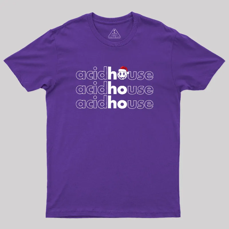 Acid House Ho Ho Ho Geek T-Shirt - Image 6
