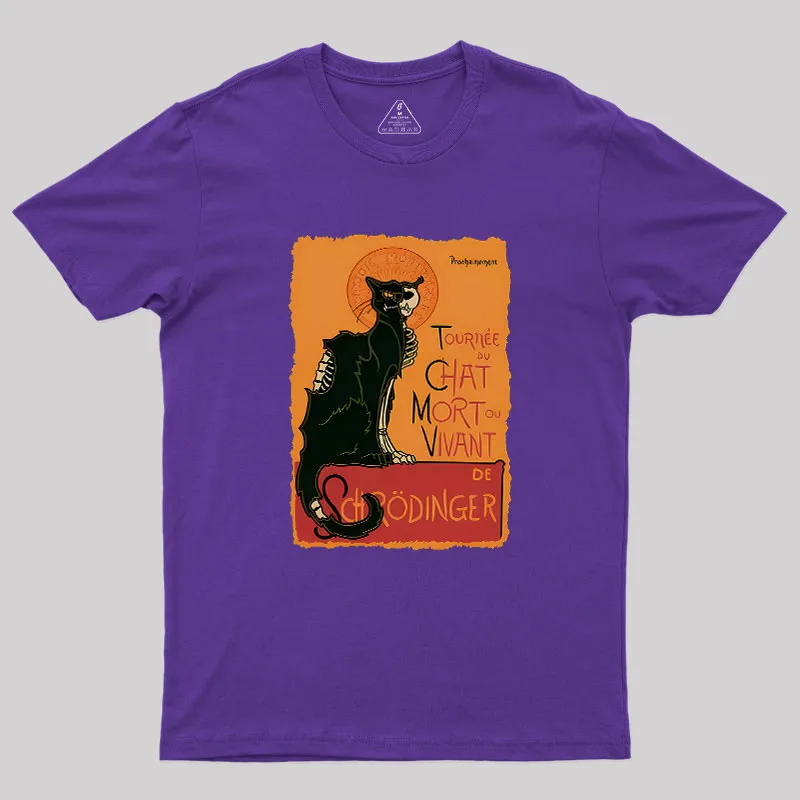 Le Chat Noir De Schrödinger Geek T-Shirt - Image 6