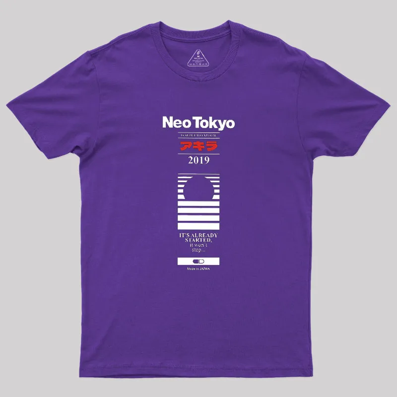 Neo Tokyo 2019 Geek T-Shirt - Image 5