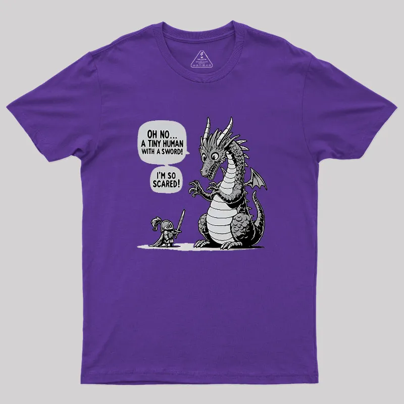 Sarcastic Dragon Geek T-Shirt - Image 6