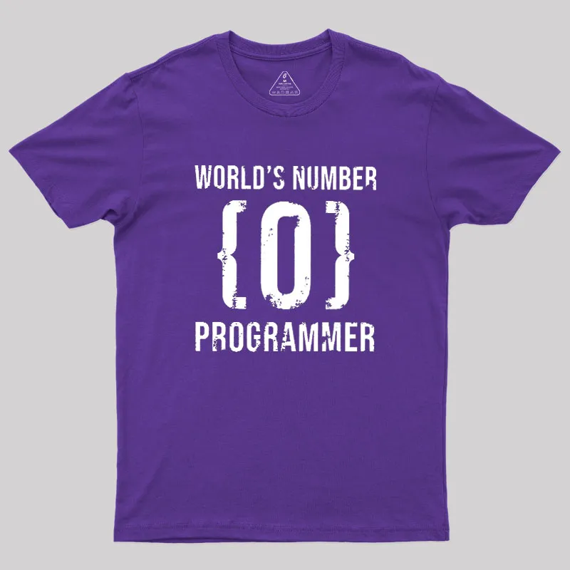 World's Number Programer Geek T-Shirt - Image 6