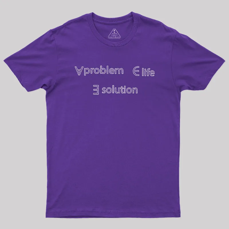 Life Problem Solution Geek T-Shirt - Image 6