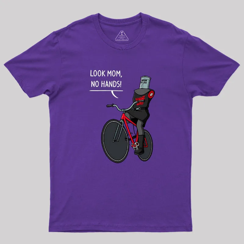 No hands! Geek T-Shirt - Image 6