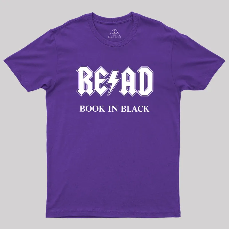 RE/AD - Book In Black Geek T-Shirt - Image 6