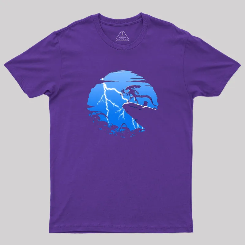 Alien king Geek T-Shirt - Image 6