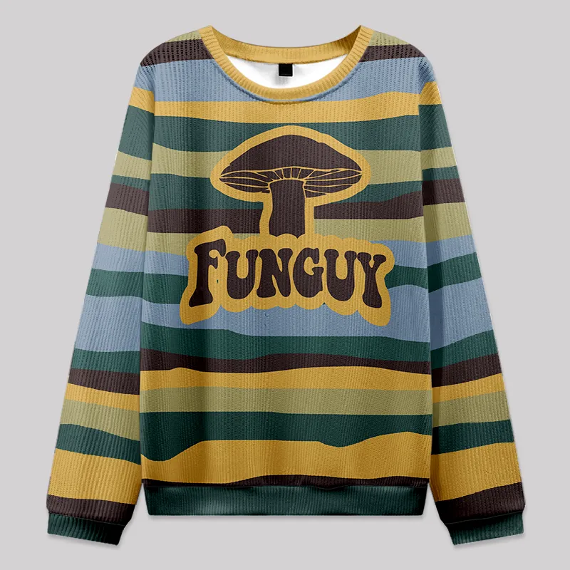 Fungi Fun Guy Fuzzy Fleece Sweatshirt