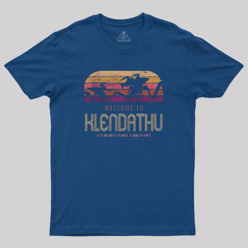 Alternative view of Welcome to Klendathu Geek T-Shirt