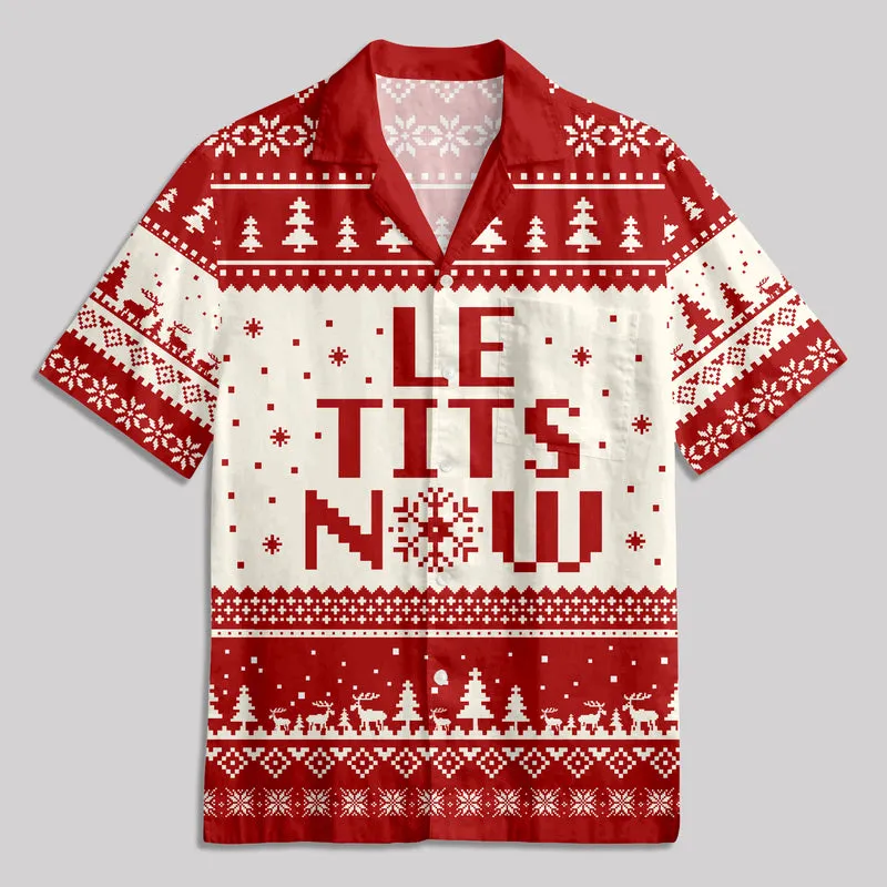 Le Tits Now Button Up Pocket Shirt