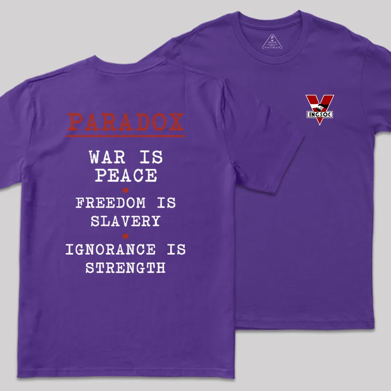 INGSOC Front and Back Printed Geek T-Shirt - Image 5