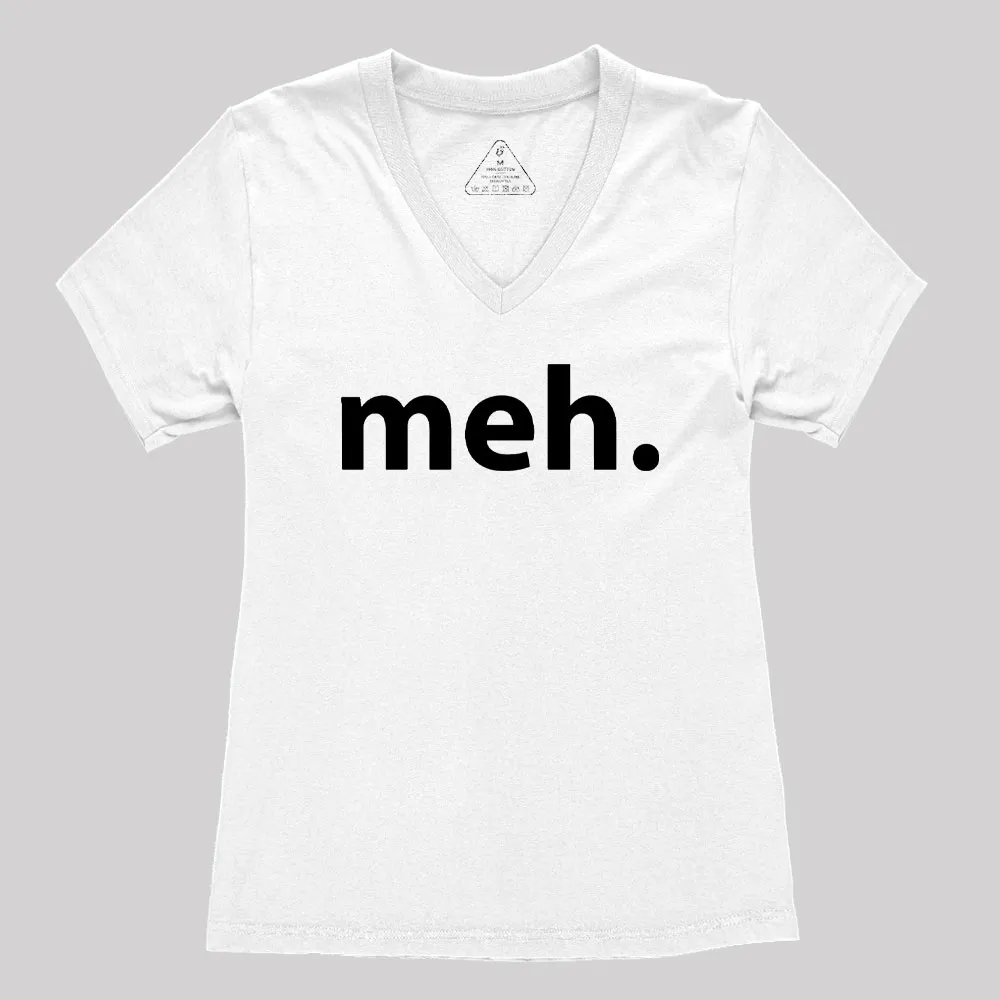 Meh Women's V-Neck T-shirt - Image 4