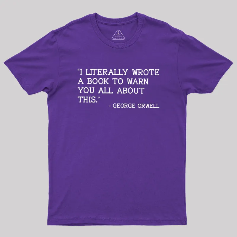 George Orwell Geek T-Shirt - Image 6