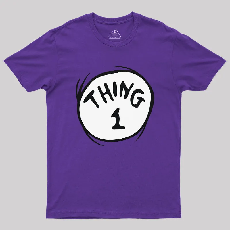 Thing One Cat Geek T-Shirt - Image 5