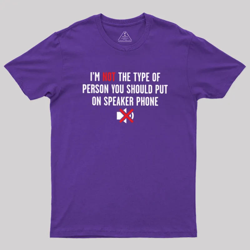 I'm Not The Type Geek T-Shirt - Image 5