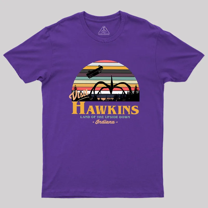 Visit Hawkins Geek T-Shirt - Image 5