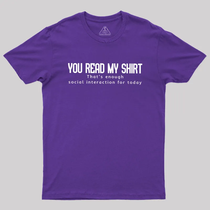 Social Interaction Geek T-Shirt - Image 6