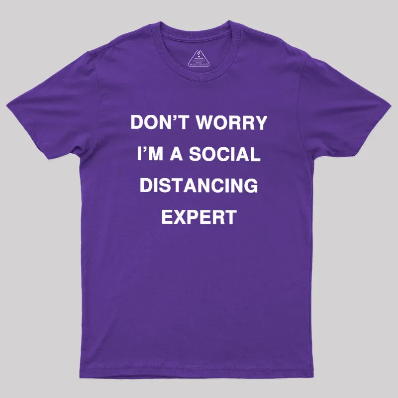 Social Distancing Expert Geek T-Shirt - Image 6