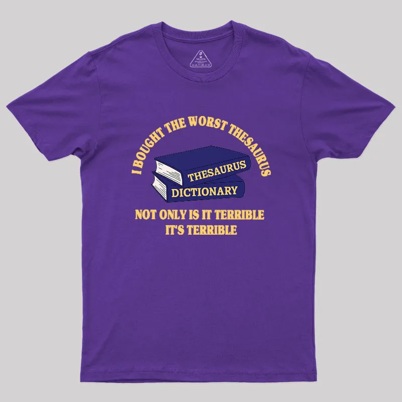 The Worst Thesaurus Geek T-Shirt - Image 5