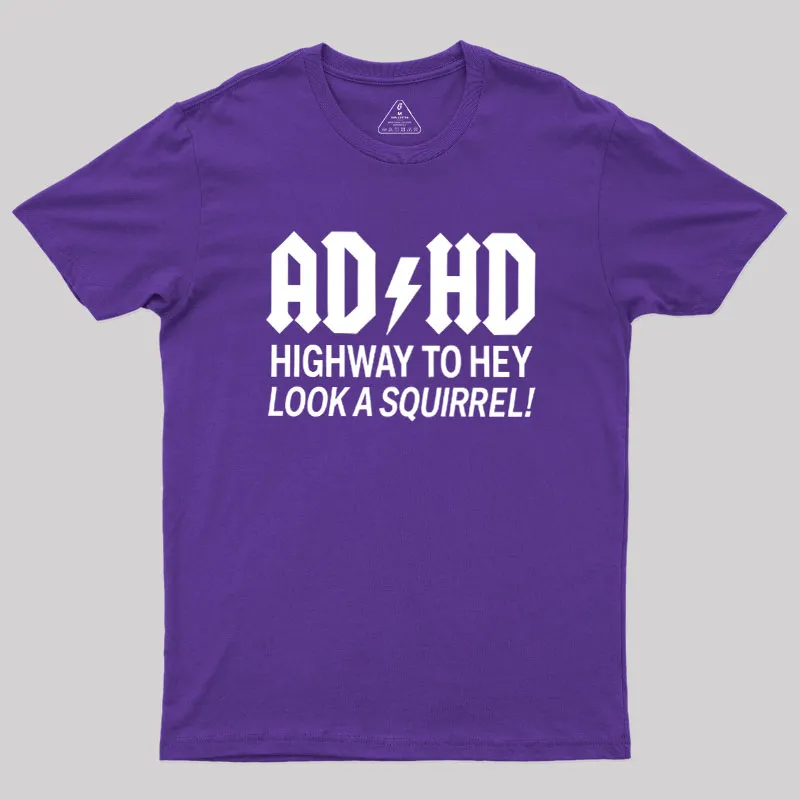 ADHD Humour Geek T-Shirt - Image 6