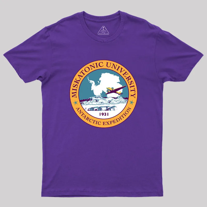 Miskatonic University Antarctic Expedition 1931 Geek T-Shirt - Image 6