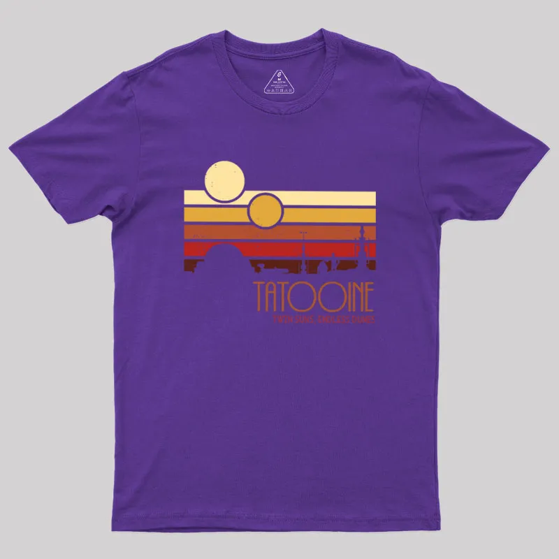 Twin Suns Geek T-Shirt - Image 5