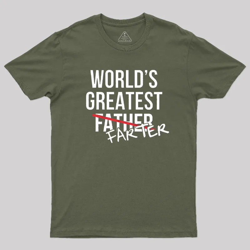 Worlds Greatest Father Farter T-Shirt - Image 3