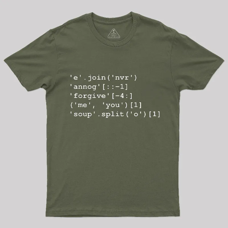 Alternative view of Rick Roll in Python T-Shirt