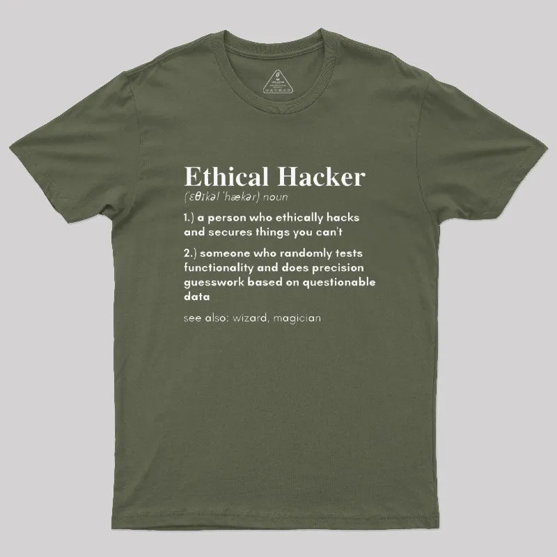 Definition of an Ethical Hacker T-Shirt - Image 3