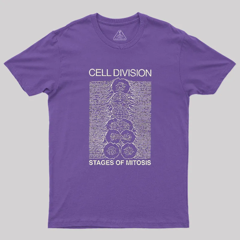 Cell Division- Stages Of Mitosis Geek T-Shirt - Image 5