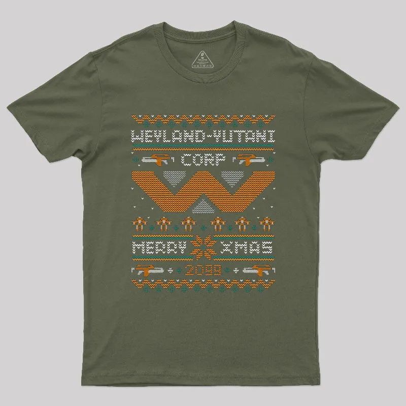 Happy Alien Xmas T-Shirt - Image 3