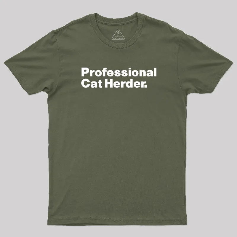 Professional Cat Herder T-Shirt - Image 3