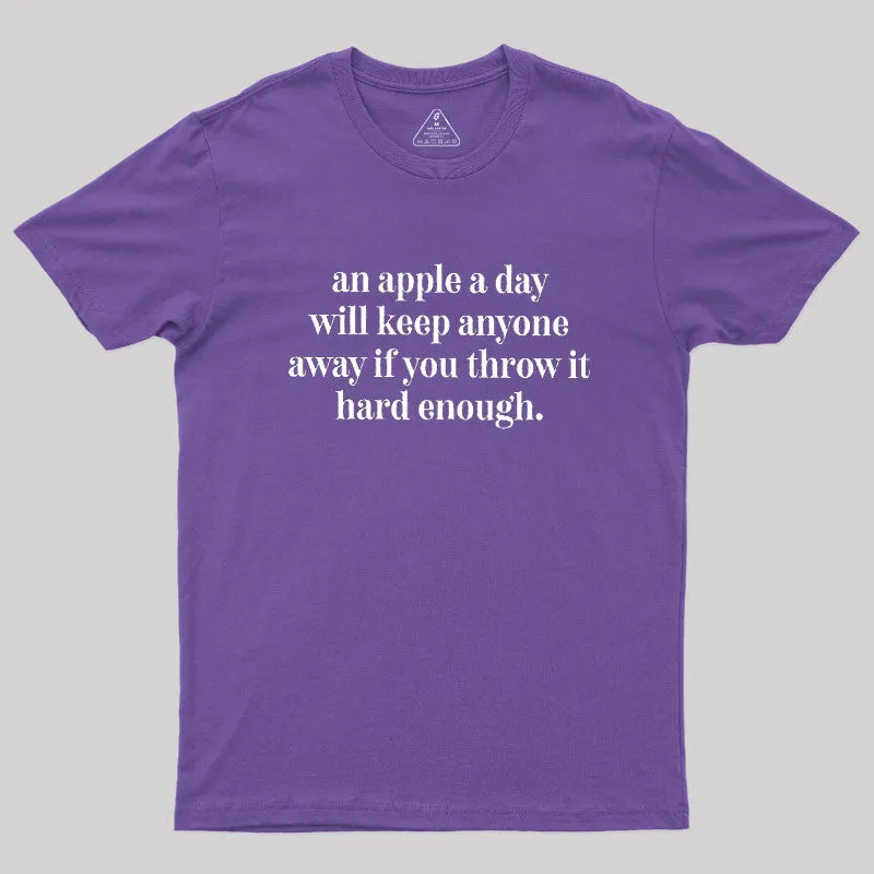 An Apple A Day Geek T-Shirt - Image 6