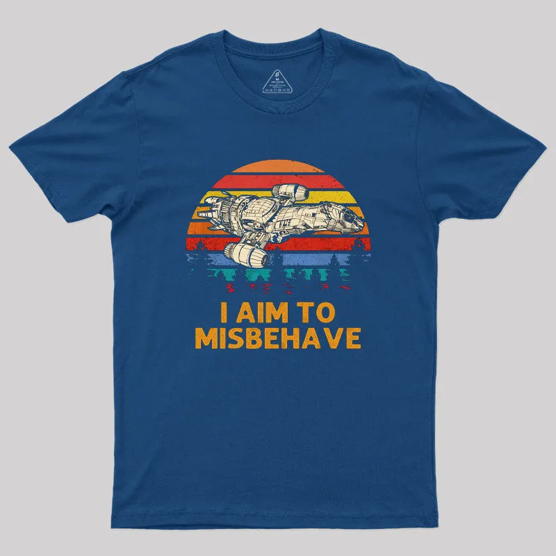 Alternative view of Firefly I Aim To Misbehave T-Shirt