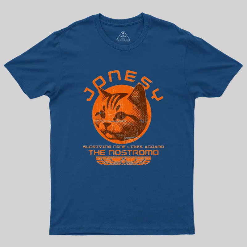 Alternative view of Surviving Nine Lives Aboard The Nostromo T-Shirt