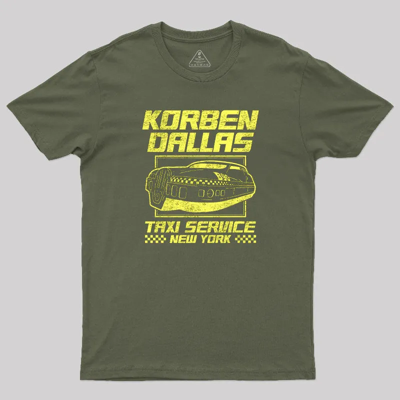 Korben Dallas Taxi Service T-Shirt - Image 4