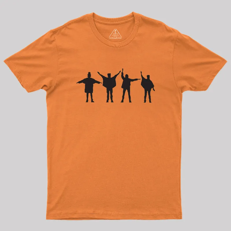 Musician Silhouette Help Geek T-Shirt - Image 5