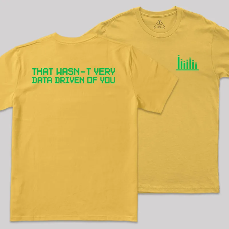 In Data We Trust Front and Back Printed Geek T-Shirt - Image 6