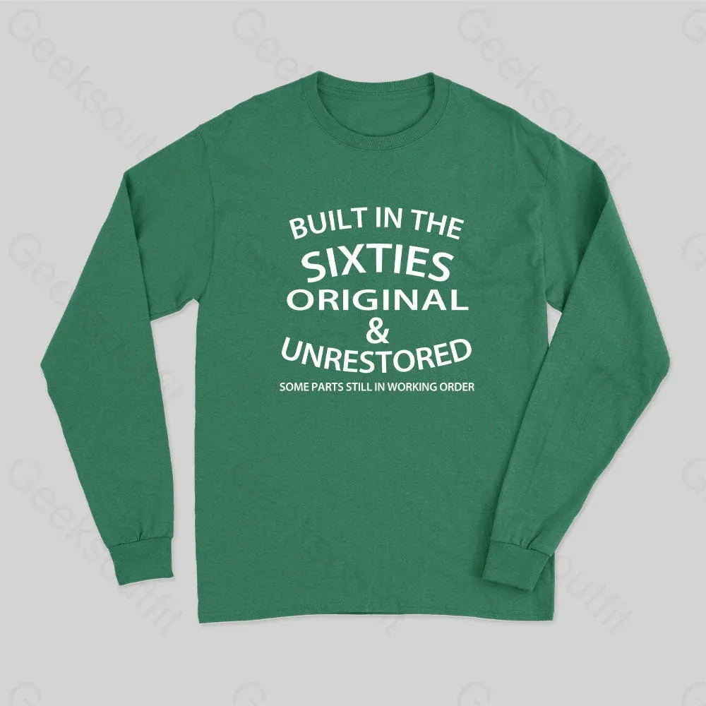 60'S BUILT IN THE SIXTIES Long Sleeve T-Shirt - Image 3