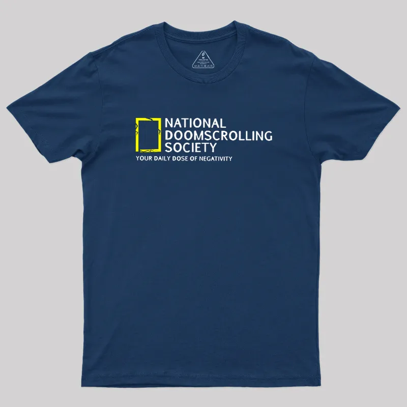 National Doomscrolling Society Geek T-Shirt - Image 2