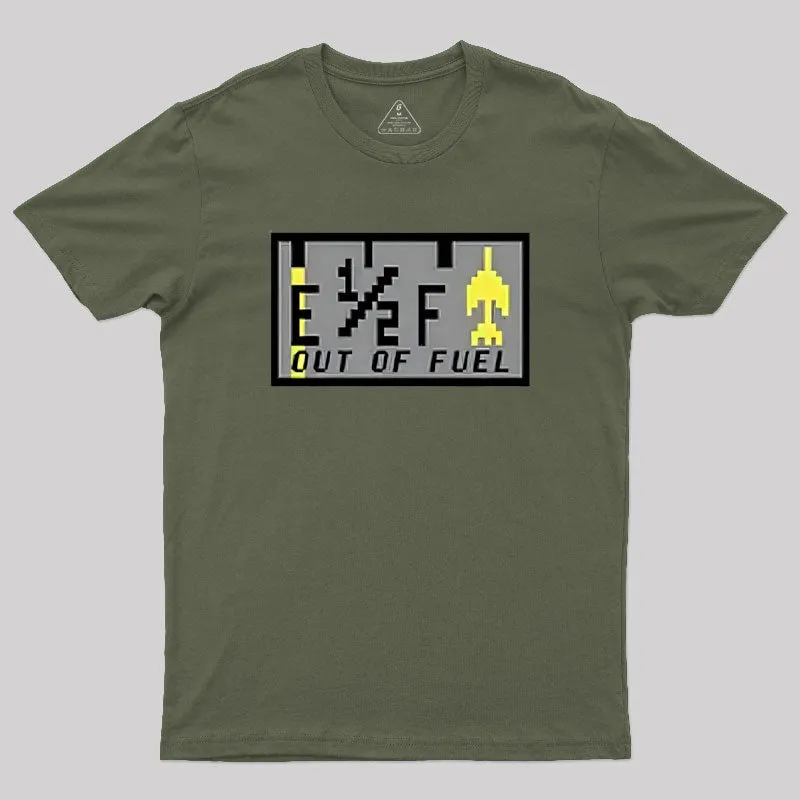 Out of Fuel Geek T-Shirt - Image 4