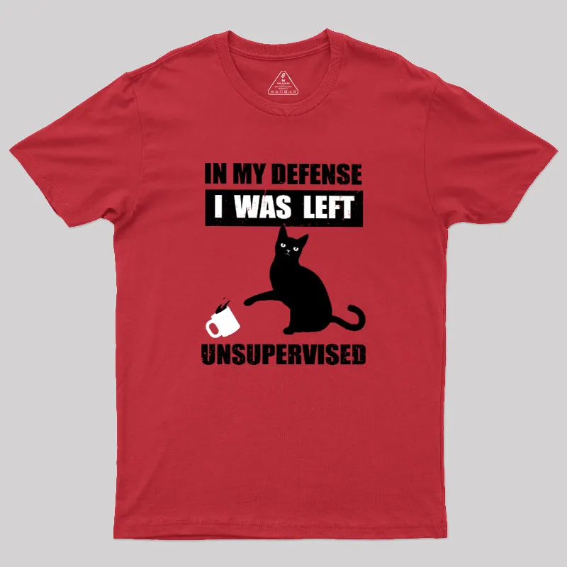 In My Defense I Was Left Geek T-Shirt - Image 5