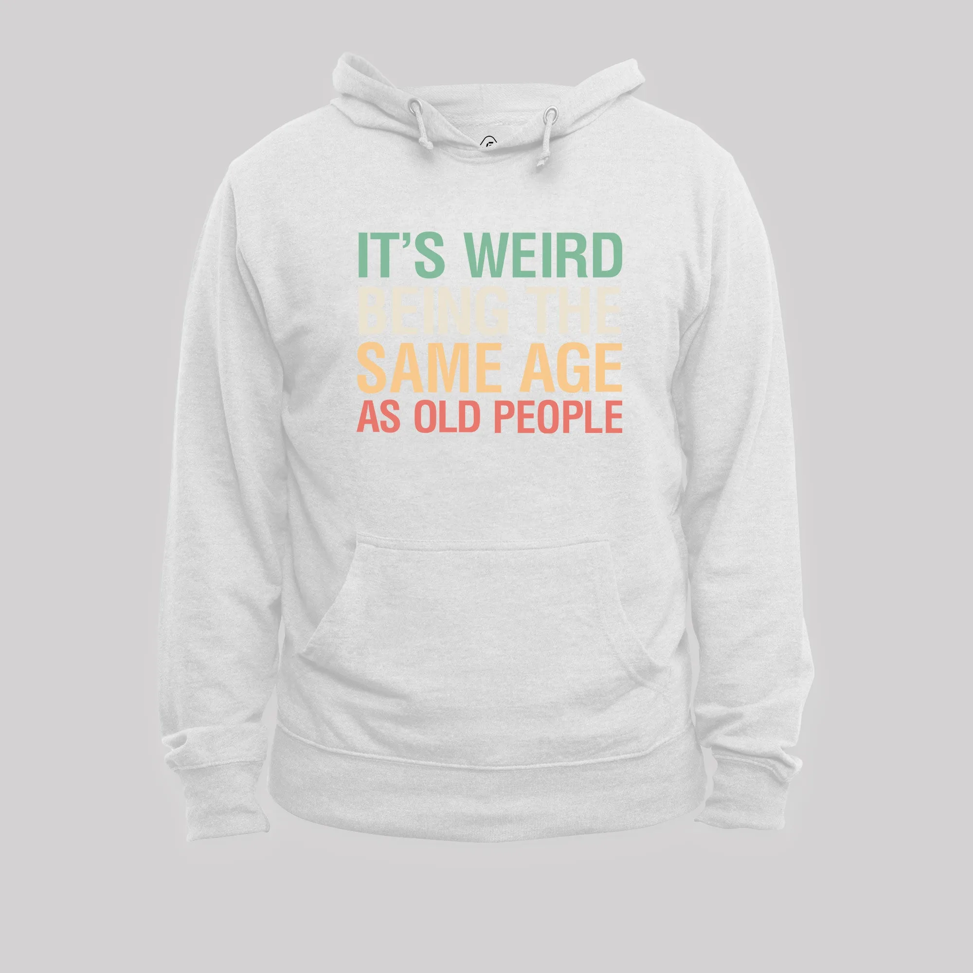 It's Weird Being The Same Age As Old People Nerd Hoodie - Image 5