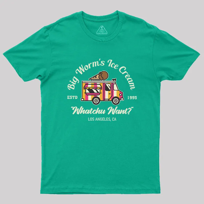 Big Worm’s Ice Cream Geek T-Shirt - Image 9