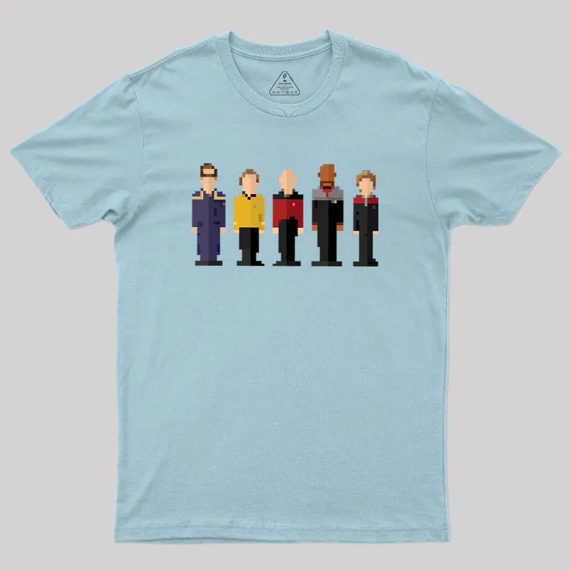 Spaceship Captains Geek T-Shirt - Image 9