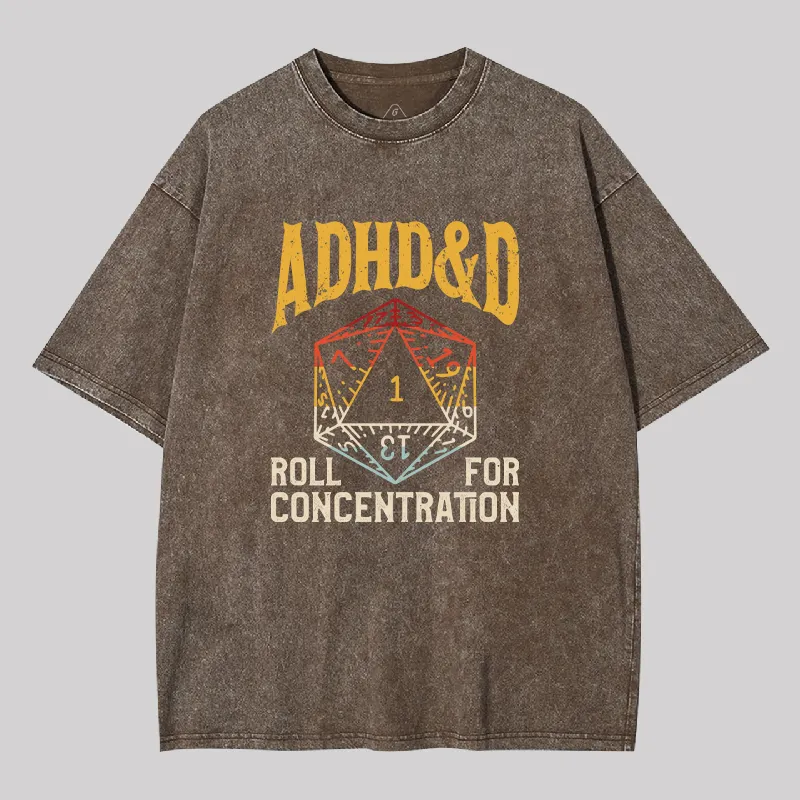 ADHScifi Dice Washed T-shirt - Image 2