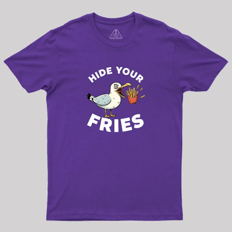 Hide Your Fries Geek T-Shirt - Image 6