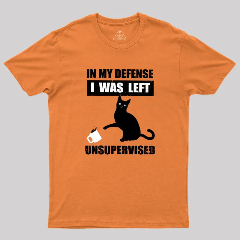 In My Defense I Was Left Geek T-Shirt - Image 7