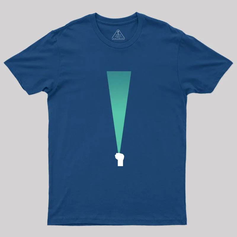 Alternative view of Minimalist Green Lantern Geek T-Shirt