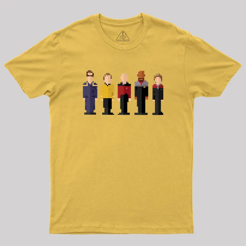 Spaceship Captains Geek T-Shirt - Image 7