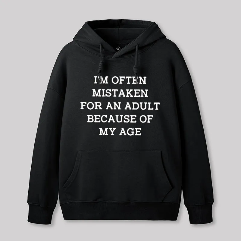 Mistaken For An Adult Geek Hoodie